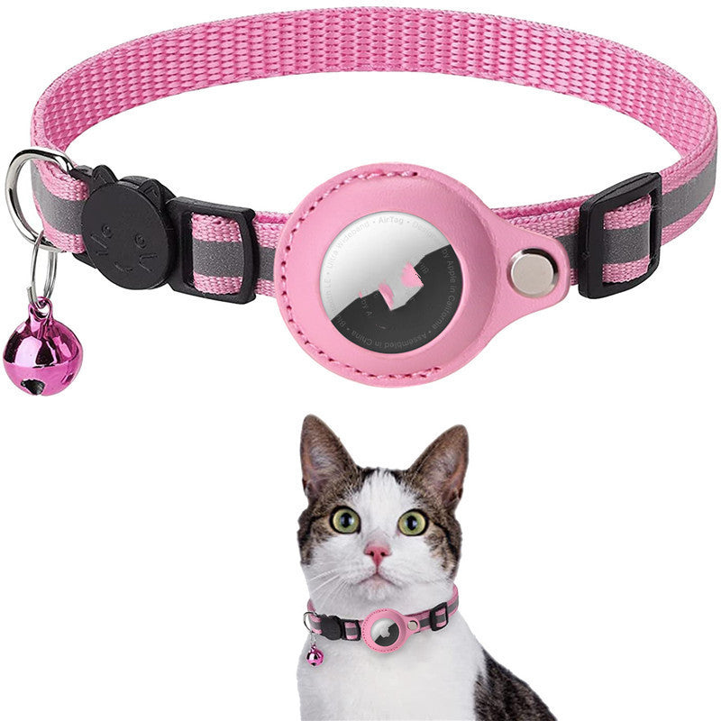 Reflective Collar - w/ Waterproof AirTag Holder