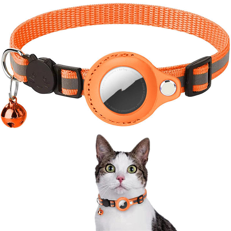 Reflective Collar - w/ Waterproof AirTag Holder