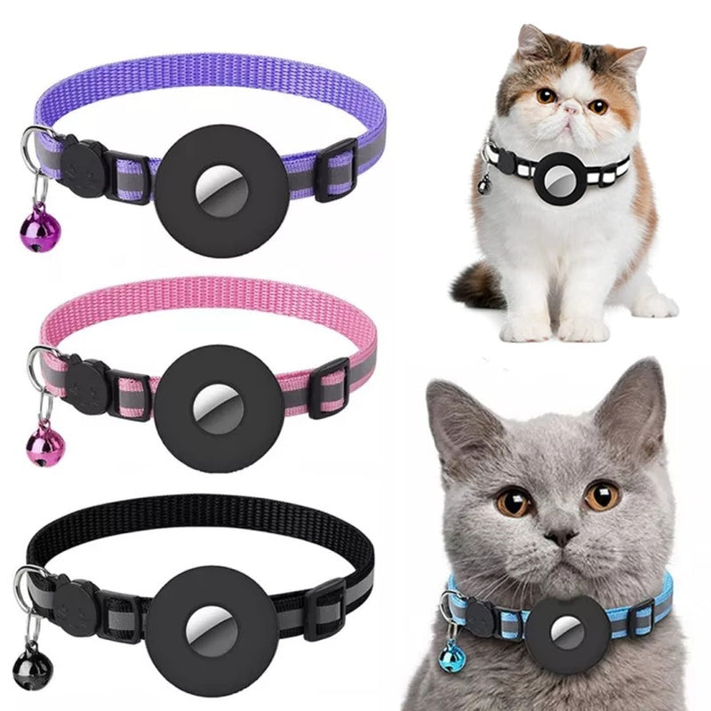 Reflective Collar - w/ Waterproof AirTag Holder