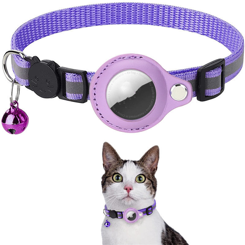 Reflective Collar - w/ Waterproof AirTag Holder